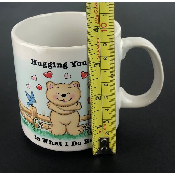 Vintage Russ Berrie Hugging You is What I Do Best/Teddy Bear Theme Coffee Mug - Picture 9 of 10